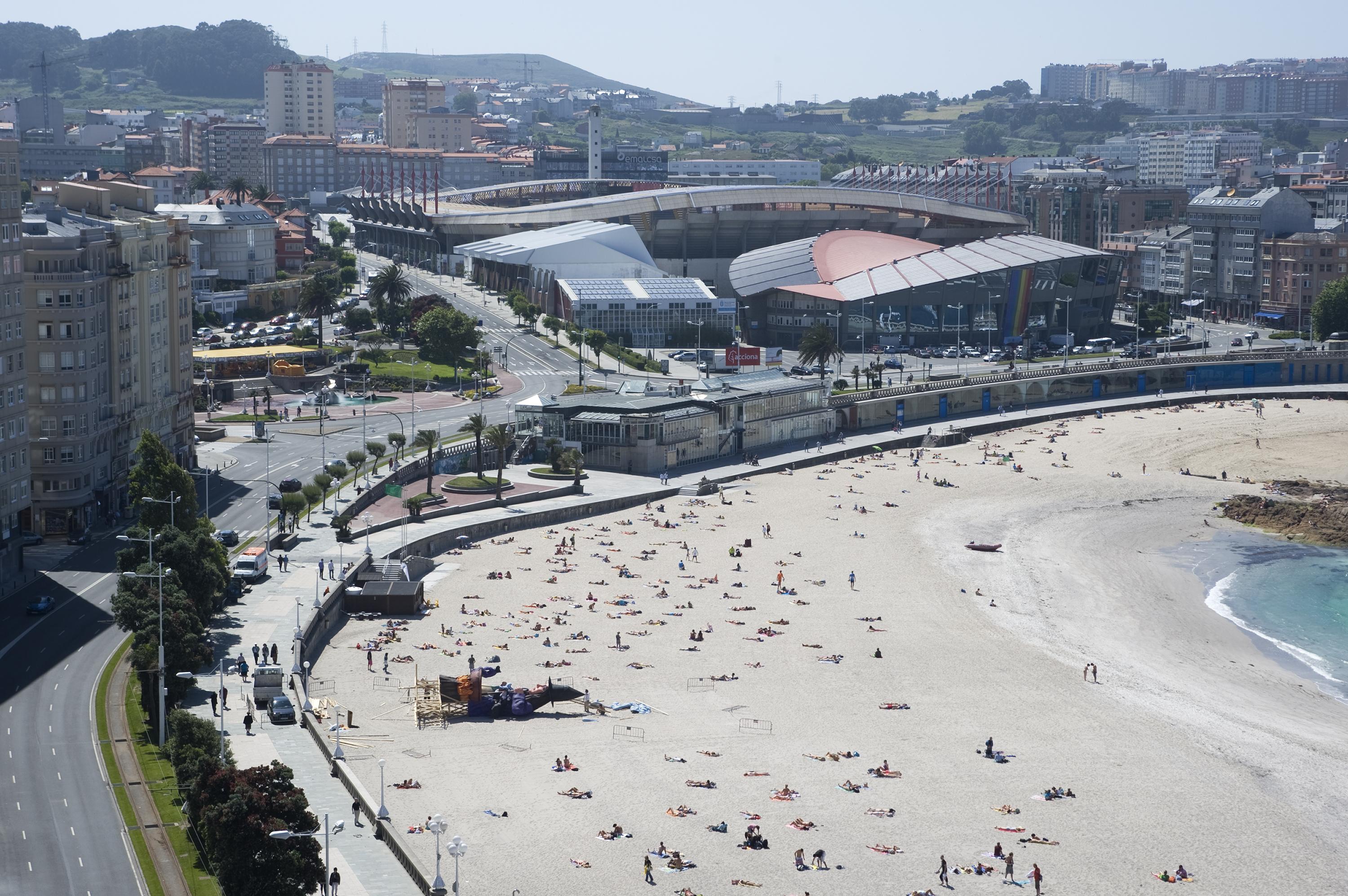 Hotel Riazor La Coruña Esterno foto